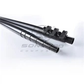 Korkea lujuus musta hiilikuituteleskooppinen napa